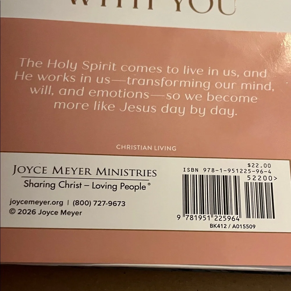 I Am With You Book by Joyce Meyer